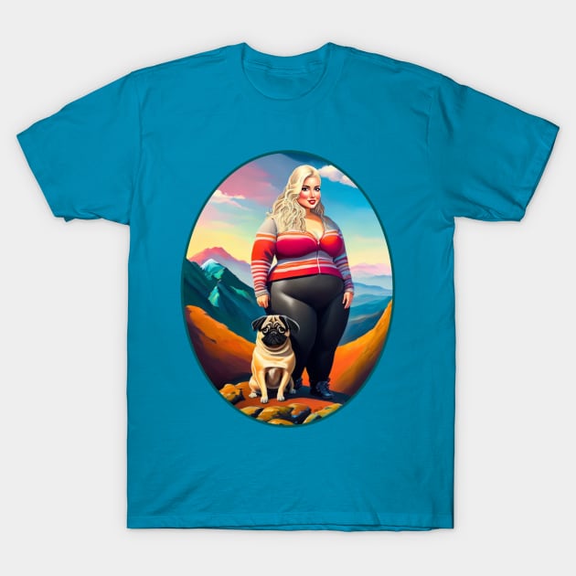 Mountain Beauties T-Shirt by FivePugs